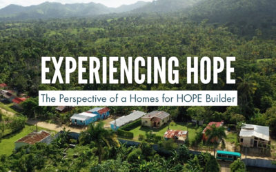 Experiencing HOPE: The Perspective of a Homes for HOPE Builder