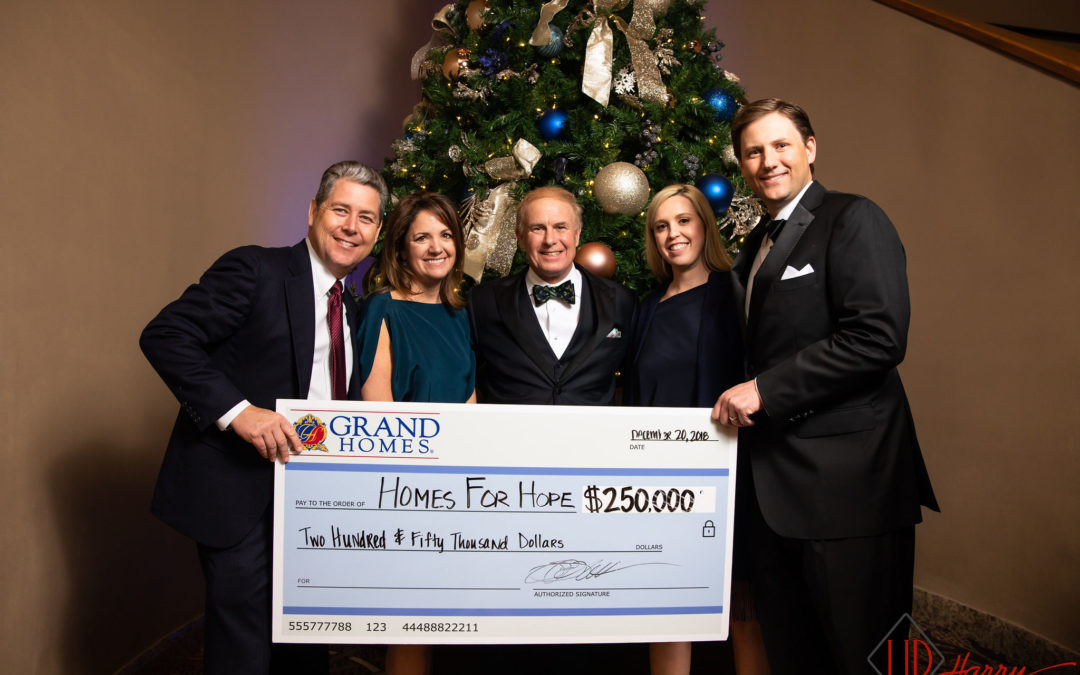 Grand Homes Celebrates Birth of Christ and 7th Home for Hope