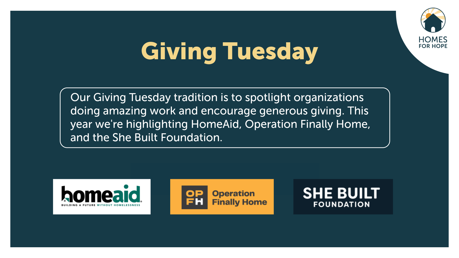 Giving Tuesday