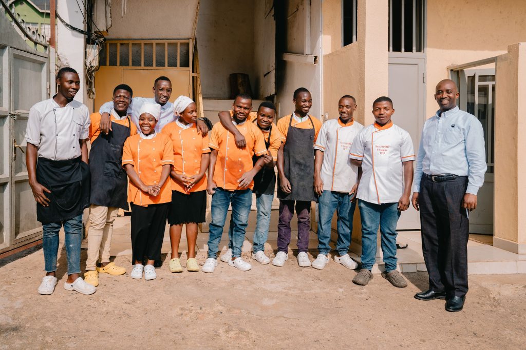 Some of the young men and women Felix employ